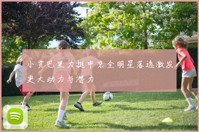 小贾巴里力挺申京全明星落选激发更大动力与潜力